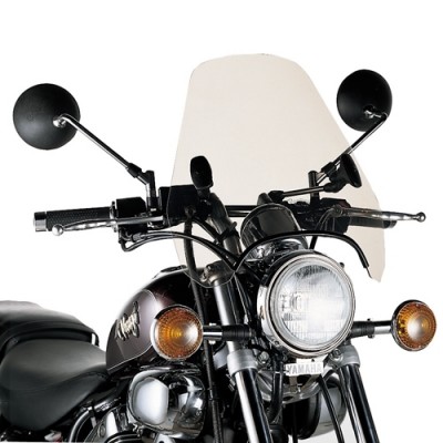 A601 Plexi GIVI kouřové + montáž pro motocykly, univerzální